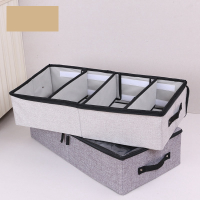 Zippered Underbed Storage Bag, Breathable Clothes Blanket for Comforter and Quilt, Tidy Up Your Closet with Clear Window